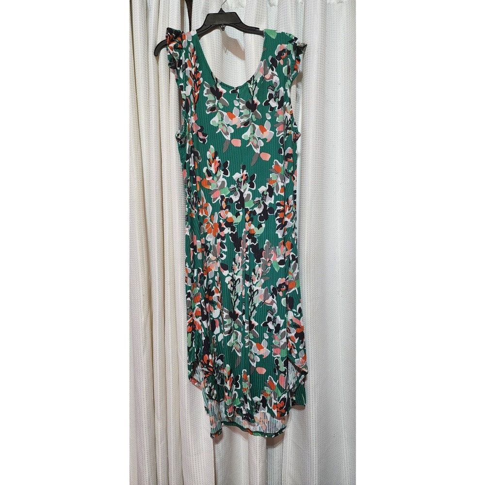 Emerald plus size‎ mini sleeve dress